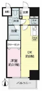 イグレック南本町【14階】の間取り