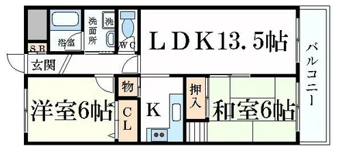 メゾン・ドゥ・M【3階】の間取り