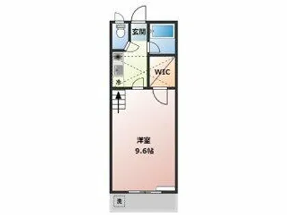 セザンヌ野依【1階】の間取り