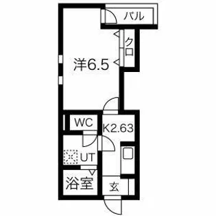 YTSハイツ若松町PART1【1階】の間取り