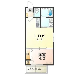 asecia GRAFF【3階】の間取り