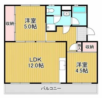 ヴィラナリー千代田1号棟【5階】の間取り