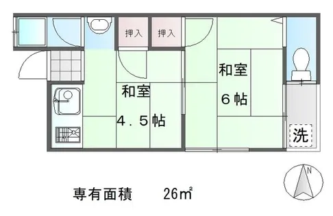 藤川荘【1階】の間取り