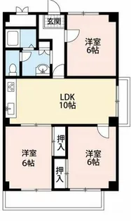 イーストガーデンバラ館【301号室】の間取り