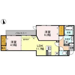 La Luce【2階】の間取り