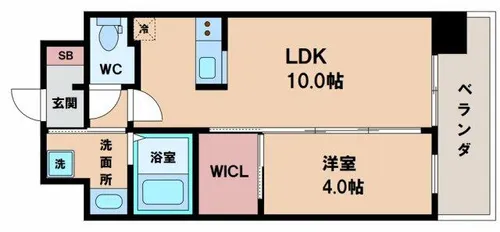 silus昭和町(シルス)【7階】の間取り