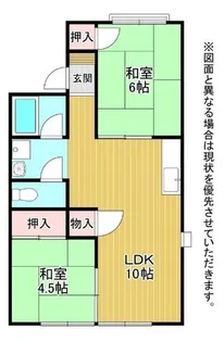 シャトーちぐさ【201号室】の間取り