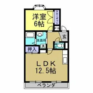 フォルビテッツァ美浜【105号室】の間取り