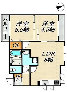 Belltree平和台【2階】の間取り