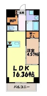 KAYA MEIEKI【3階】の間取り