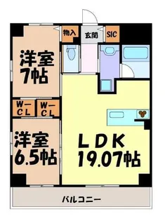 KAYA KIKUI【4階】の間取り