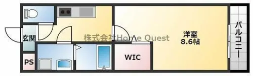 リバーサイド金岡七番館【1階】の間取り