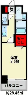 ニューサンリバー15番館【6階】の間取り