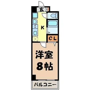 パルティール今池【3階】の間取り