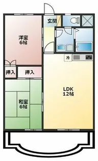 フィオーレ豊橋【8階】の間取り