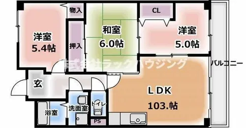 エスペランサ門真南【2階】の間取り