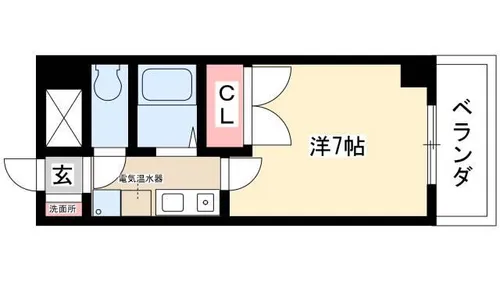 FLEX法華6番館【3階】の間取り