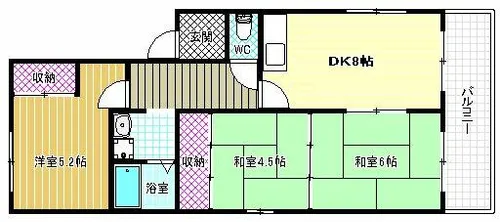 新栄プロパティー小山Ⅱ【1階】の間取り