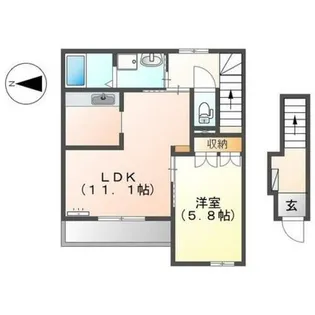 トワイライトヒルAYA【2階】の間取り