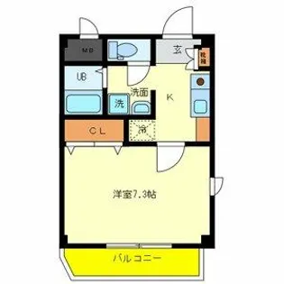 ビアンフェ【2階】の間取り
