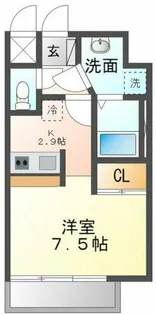 クレシタ大国【2階】の間取り