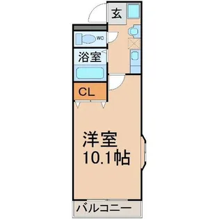 ザスクエア【4階】の間取り