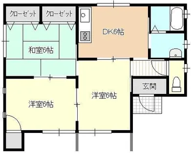 福岡県飯塚市大分【一戸建】の間取り