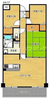 ドミールまつなみ【5階】の間取り