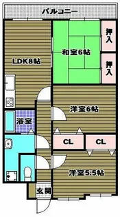 パークヒルズ千代田【3階】の間取り