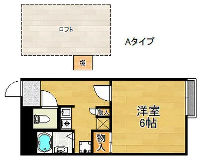 レオパレスマイス【1階】の間取り