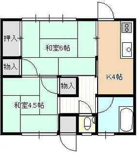 山本アパート【101号室】の間取り