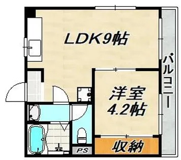 高島グリーンハイツ【2階】の間取り