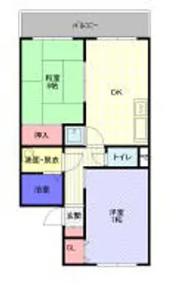 セピアハイツ【103号室】の間取り