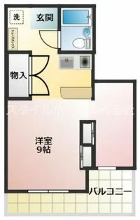 グラン・ドゥムール【105号室】の間取り