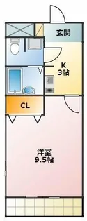 シャンテ豊橋【3G号室】の間取り