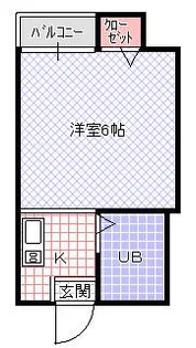アキカゲマンション【302号室】の間取り