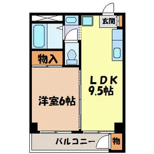 千種ハイツ【2階】の間取り