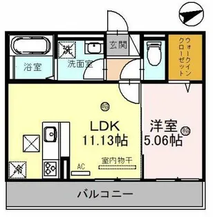 FloriaⅡ【1階】の間取り
