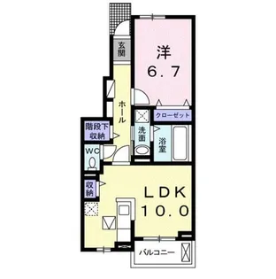 浄雲クワトロ【1階】の間取り