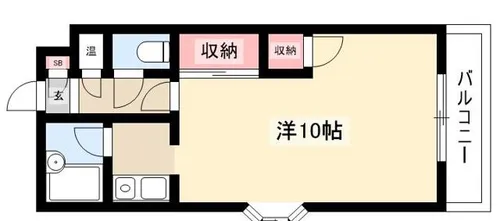 マンション悠山【301号室】の間取り