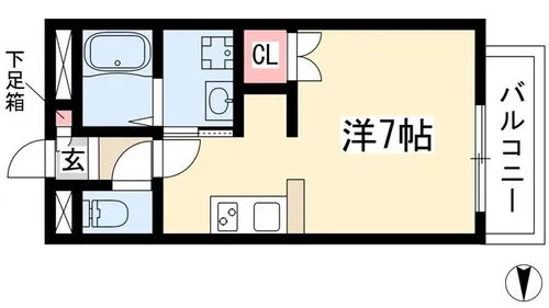 レジェンド21【306号室】の間取り