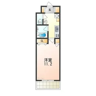 GRECALE南町【2階】の間取り