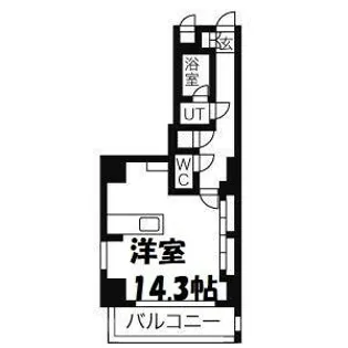 スタジオスクエア大須【10階】の間取り
