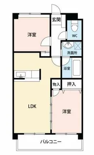 メゾンローズ【4階】の間取り