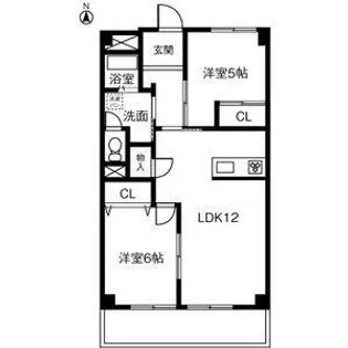 笠東ハイツ【3階】の間取り