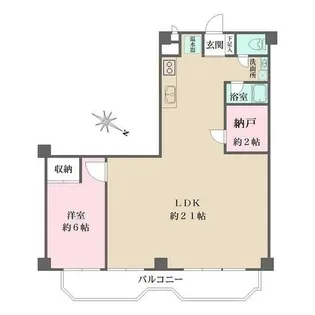 北野町アーバンライフ【2階】の間取り