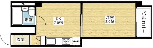 マンションクインビー【3階】の間取り
