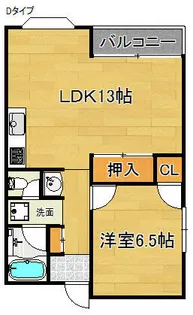 ハイツムーミー【4階】の間取り
