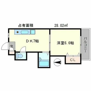 モノシャカ憧【3階】の間取り