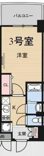 Luxe今里Ⅱ【10階】の間取り